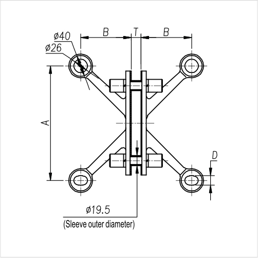 Spider Fittings - L200A4